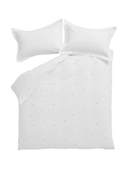 Sophie Allport Love Hearts Embroidery 200 Thread Count Duvet Cover and Pillowcase Set - صورة 4 من 4