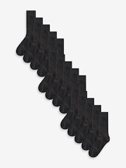 Black Logo 15 Pack Embroidered Lasting Fresh Socks - Image 1 of 3