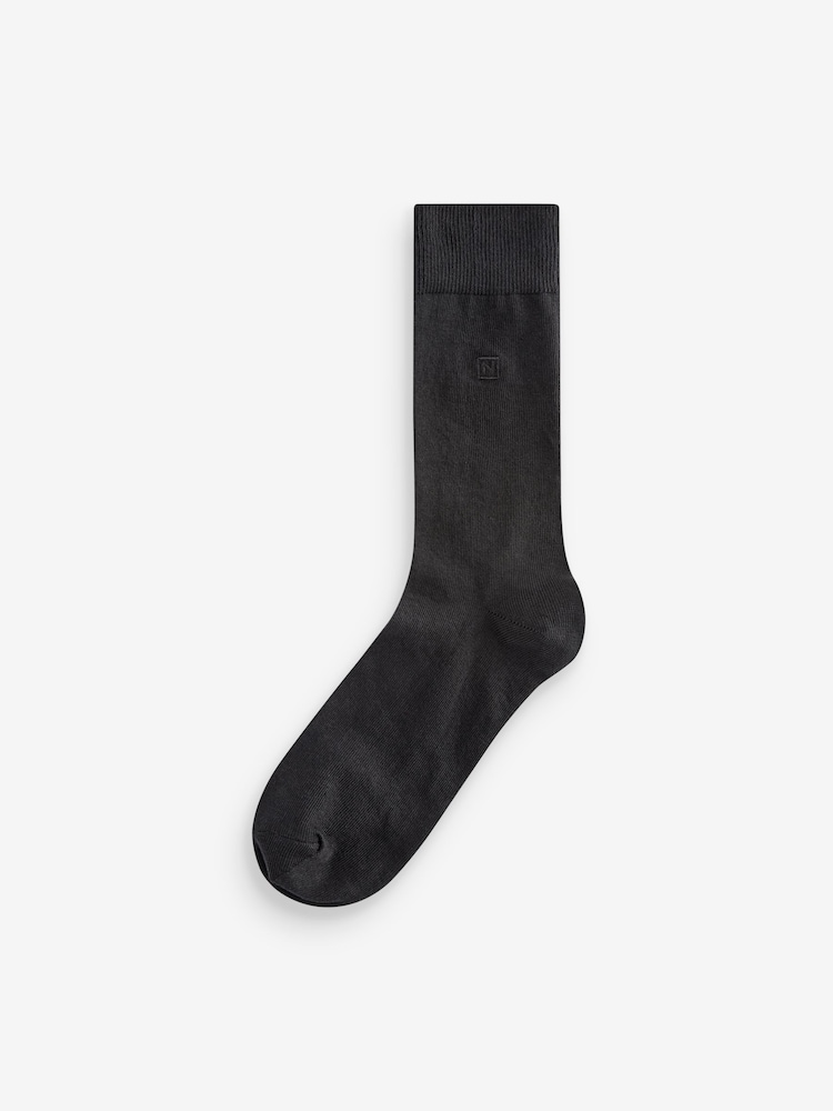Black Logo 15 Pack Embroidered Lasting Fresh Socks - Image 2 of 3