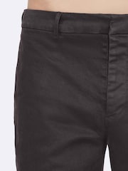AllSaints Black Tower Straight Chino Trousers - Image 7 of 8