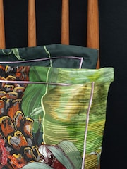 Timorous Beasties Set of 2 Bottle Green Topical Tropical 220 Thread Count Pillowcases - Image 3 of 5