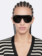 AllSaints White Kay Stripe Cardigan - Image 2 of 8