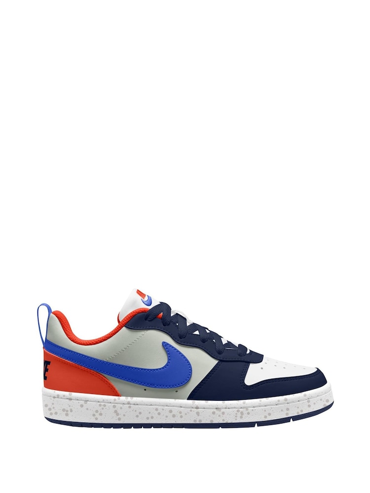 Синий/черный - низкие кроссовки для подростков Nike Court Borough Recraft - Image 1 of 4