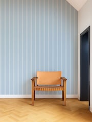 Scion Cornflower Pomona Harvest Stripe 10M Wallpaper - Image 3 of 4