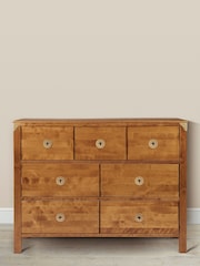 Laura Ashley Honey Gold Balmoral 3+4 Drawer Chest - Image 1 of 4