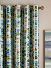 Bluebellgray Ocean Green Tobermory Eyelet Curtains - Image 4 of 5