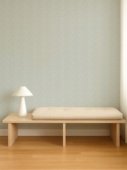 Scion Coast Blue Pomona Triangle Trellis 10M Wallpaper - Image 2 of 4