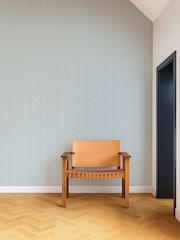 Scion Coast Blue Pomona Triangle Trellis 10M Wallpaper - Image 3 of 4