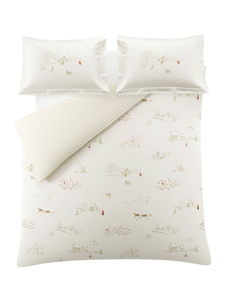Sophie Allport Winter Scene 200 Thread Count Duvet Cover and Pillowcase Set - صورة 4 من 4