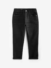 Black Tapered Fit Stretch Jeans (3-17yrs) - Image 1 of 4