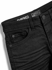 Black Tapered Fit Stretch Jeans (3-17yrs) - Image 3 of 4