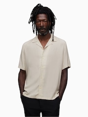 AllSaints Natural Venice Short Sleeve Shirt - Image 1 of 6