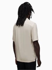 AllSaints Natural Venice Short Sleeve Shirt - Image 2 of 6