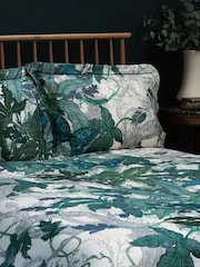 Timorous Beasties Set Of 2 Leaforia Verde 220 Thread Count Pillowcase - 7şəkildən 1 şəkil