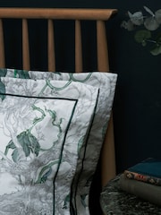 Timorous Beasties Set Of 2 Leaforia Verde 220 Thread Count Pillowcase - 7şəkildən 4 şəkil