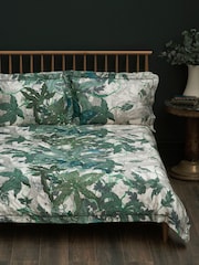 Timorous Beasties Green Leaforia Verde 220 Thread Count Duvet Cover and Pillowcase Set - Image 2 of 10
