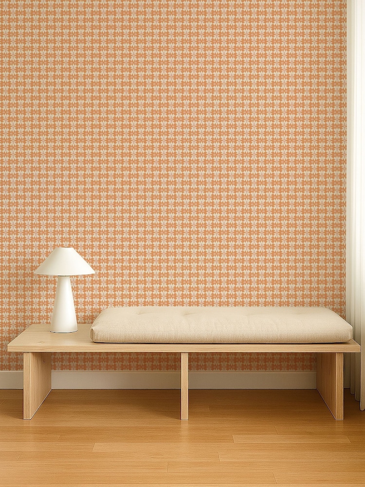 Scion Tangerine/Blush Pomona Owl 10M Wallpaper - Image 2 of 4 Scion Tangerine/Blush Pomona Owl 10M Wallpaper - Image 2 of 4