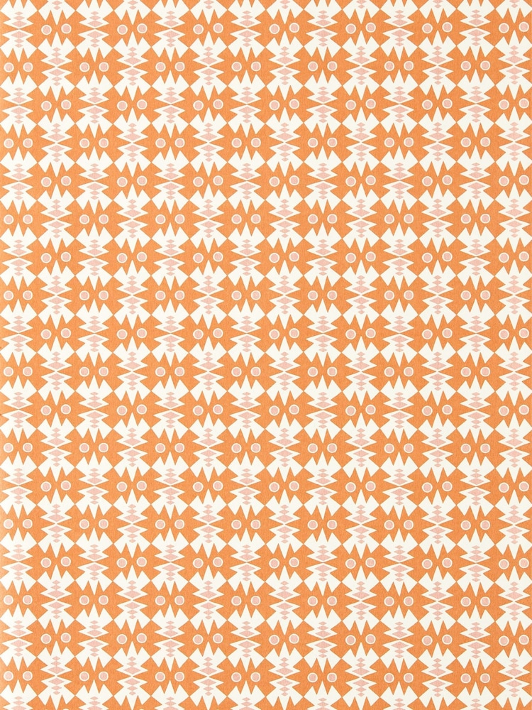 Scion Tangerine/Blush Pomona Owl 10M Wallpaper - Image 4 of 4 Scion Tangerine/Blush Pomona Owl 10M Wallpaper - Image 4 of 4