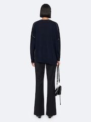 AllSaints Blue Martel Jumper - Image 6 of 8