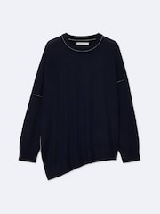 AllSaints Blue Martel Jumper - Image 8 of 8