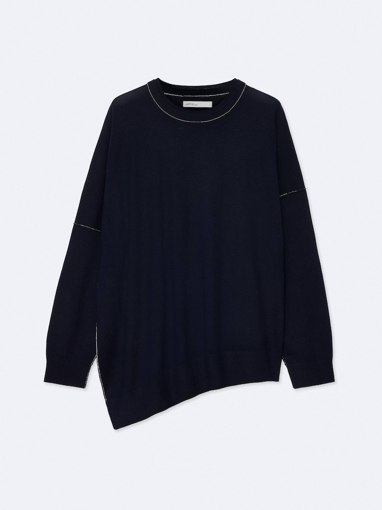 AllSaints Blue Martel Jumper - Image 8 of 8