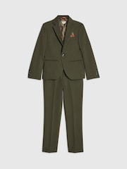 River Island Green Jacket & Trousers Suit Set - Image 3 of 6