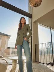 Levi's® In the Middle Ribcage 100% Cotton Straight Ankle Jeans - Image 1 of 14