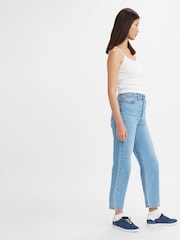 Levi's® In the Middle Ribcage 100% Cotton Straight Ankle Jeans - Image 6 of 14