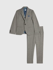 River Island Grey Jacket & Trousers Suit Set - Image 1 of 6