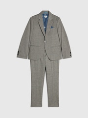 River Island Grey Jacket & Trousers Suit Set - Image 3 of 6