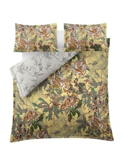 Timorous Beasties Yellow Papaver Mimosa 220 Thread Count Duvet Cover and Pillowcase Set - Image 7 of 10