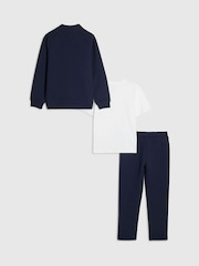 River Island Blue Bomber Jacket & Joggers Set - Image 2 of 5
