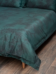 Timorous Beasties Bottle Green Topical 220 Thread Count Duvet Cover and Pillowcase Set - Image 5 of 9