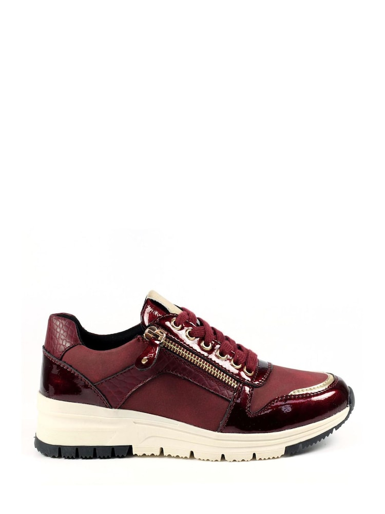 Lunar Sammy Faux Leather Trainers - Image 2 of 8