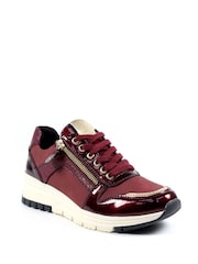 Lunar Sammy Faux Leather Trainers - Image 3 of 8