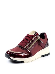 Lunar Sammy Faux Leather Trainers - Image 4 of 8