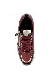 Lunar Sammy Faux Leather Trainers - Image 7 of 8