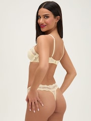 Boux Avenue Yellow Faye Spot Mesh Thong - Image 4 of 5