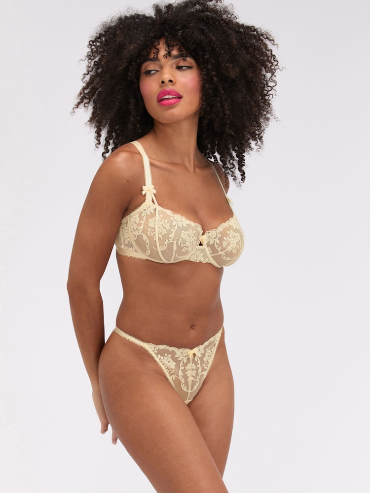 Boux Avenue Zoe кестеленген стринги - 5суретінің 2 суреті Boux Avenue Zoe кестеленген стринги - 5суретінің 2 суреті