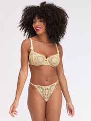 Boux Avenue Zoe кестеленген стринги - 5суретінің 4 суреті