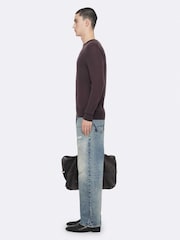 Күлгін - AllSaints Mode Мерино түсті джинсы мойын жемпірі - 8суретінің 5 суреті