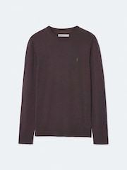 Күлгін - AllSaints Mode Мерино түсті джинсы мойын жемпірі - 8суретінің 8 суреті