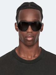 AllSaints Black Battles Short Sleeve Crew Neck T-Shirt - Image 2 of 8