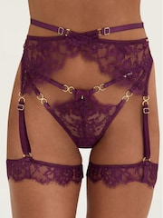 Boux Avenue Purple Mila Leg Harness - Image 1 of 4