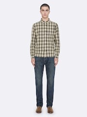 AllSaints Grey Bower Long Sleeve Shirt - Image 3 of 8