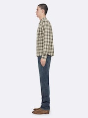 AllSaints Grey Bower Long Sleeve Shirt - Image 7 of 8