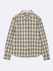 AllSaints Grey Bower Long Sleeve Shirt - Image 8 of 8