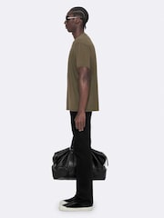 AllSaints Brown Tier Short Sleeve Crew Neck T-Shirt - Image 5 of 8