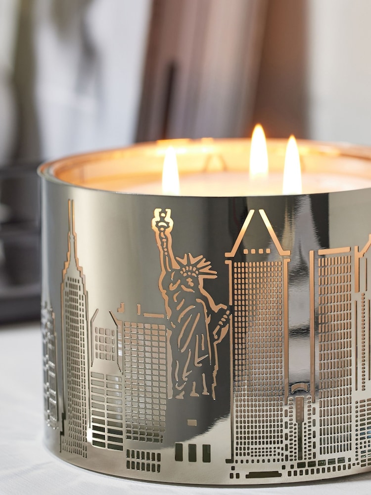 Jasmine & Orange Blossom Collection Luxe New York 3 Wick Candle - Image 2 of 4 Jasmine & Orange Blossom Collection Luxe New York 3 Wick Candle - Image 2 of 4
