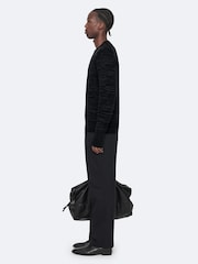 AllSaints Black Beton V-Neck Jumper - Image 7 of 8